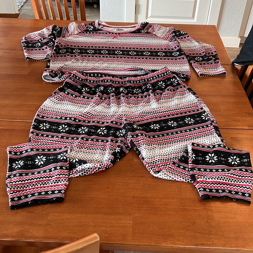 Muk Luks  Fair Isle print Pj’s from QVC